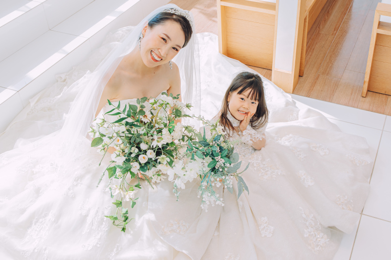 お子様と一緒に撮影するWedding Photo♪