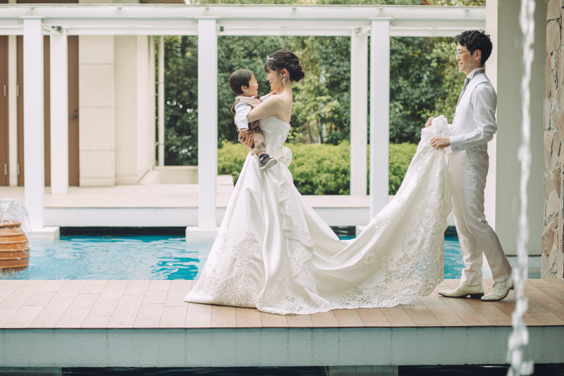 お子様と一緒に撮影するWedding Photo♪