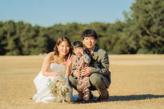 お子様と一緒に撮影するWedding Photo♪