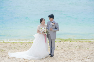 ビーチ&残波岬で家族三人の思い出作り