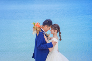 青い空とビーチ