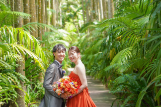 グリーンのある場所での撮影