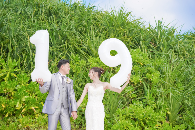 夕日に包まれるロマンチックフォト|サンセットプラン