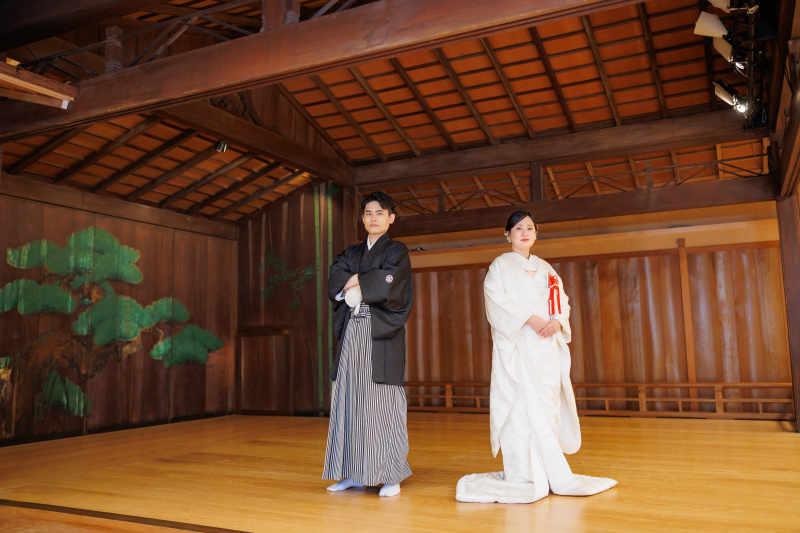 伝統と静寂が息づく舞台で&hellip;久良岐能舞台で過ごす前撮りのひととき