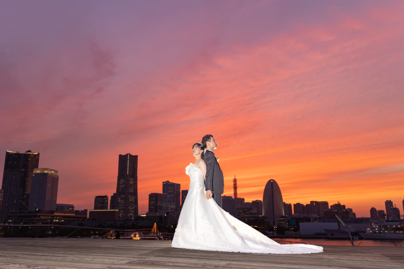 お二人の特別な一日を美しく残す!「大さん橋」で撮る想い出の結婚記念フォト