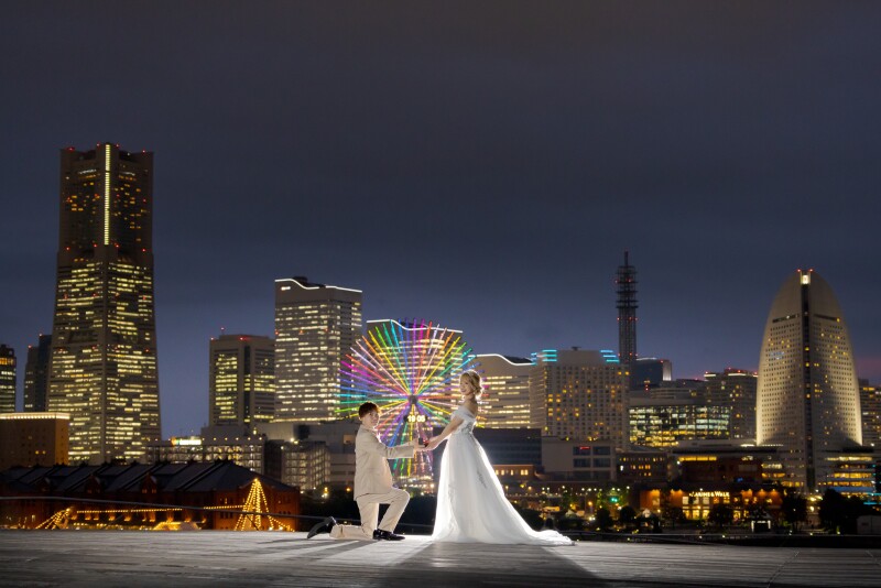 大さん橋の背景が映えるのはいつ？撮影時間で差がつく前撮り