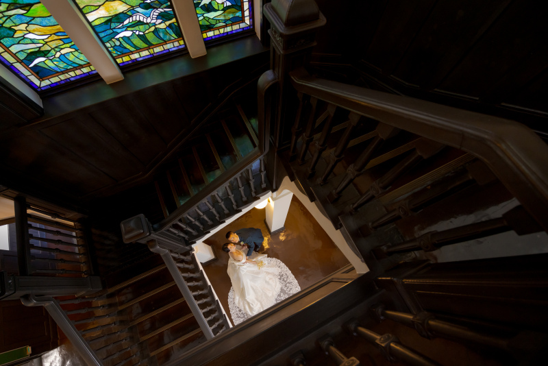 洋装で映える大さん橋の夜景☆彡