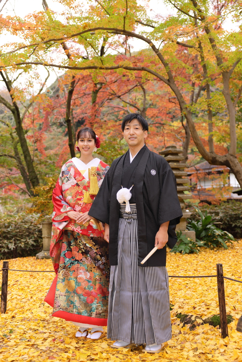 【秋の紅葉(こうよう)】和装ロケーション撮影《ご予約はお早めに！》