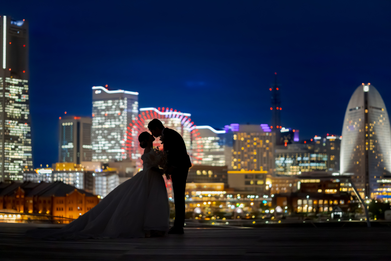 《大さん橋ロケーション撮影》夜景での撮影で出やすい雰囲気☆彡