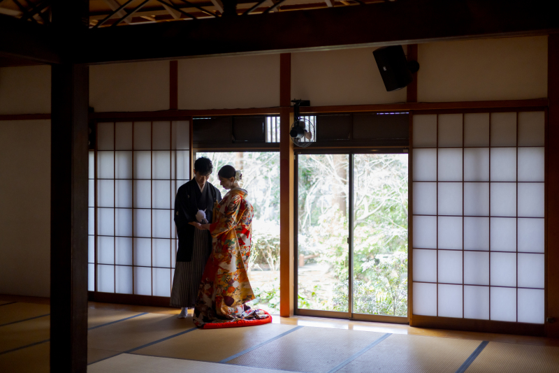 伝統と静寂が息づく舞台で&hellip;久良岐能舞台で過ごす前撮りのひととき