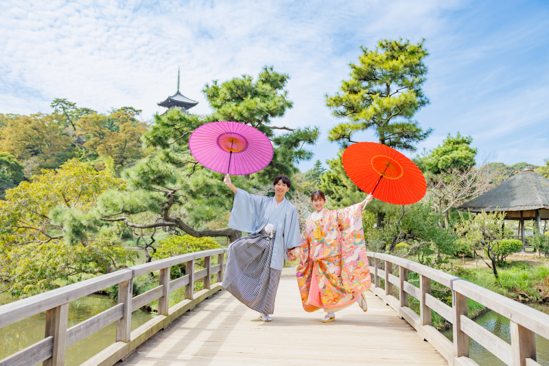 【三渓園✕海ロケ✕横浜ストリート】[和装＆洋装]豪華ハイブリッドプラン❣❣