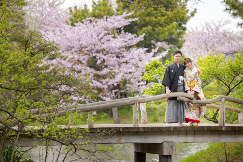 桜(さくら)が彩る三渓園で残す特別な一枚♪