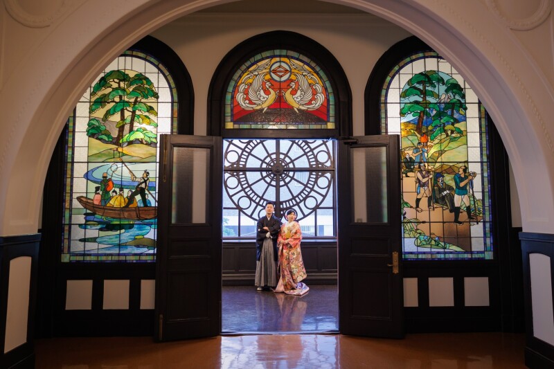 白無垢も色打掛も映える♬三渓園の晩秋で叶える幻想的な一枚を!