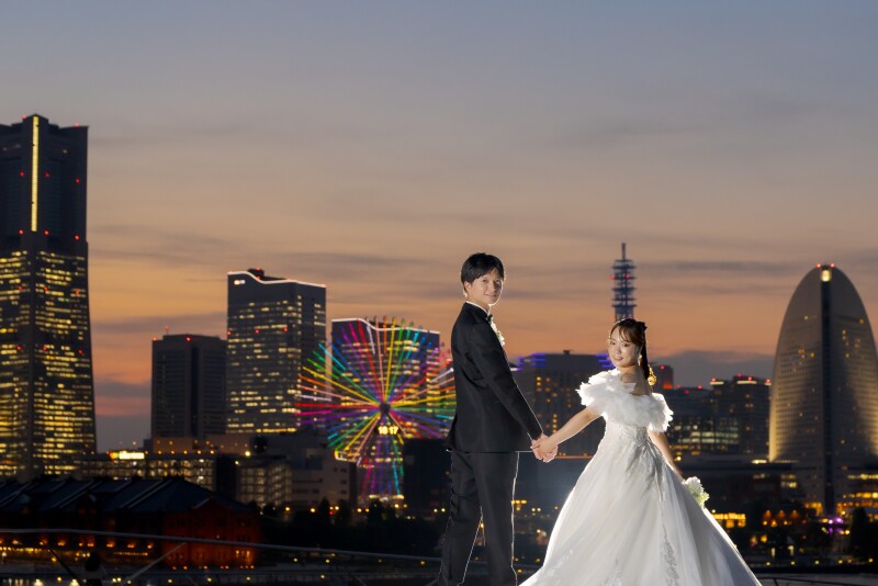 大さん橋で撮る夜景フォト！イルミネーションが彩る幻想的な空間