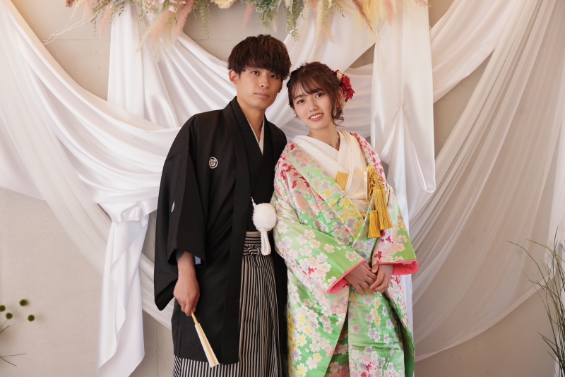 和装スタジオ撮影にプラスして[無料]でのロケ撮影をご提案♪