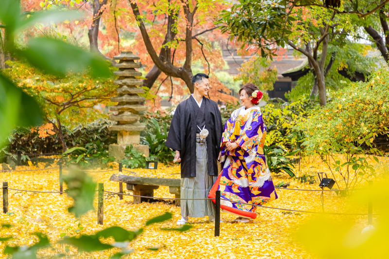 【秋の紅葉(こうよう)】和装ロケーション撮影《ご予約はお早めに!》