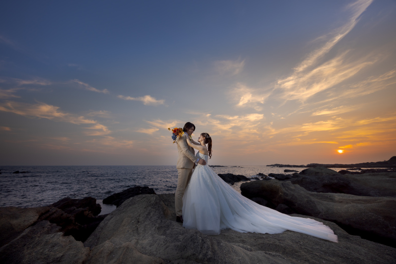 撮影のタイミングが前撮りの印象を左右する「大さん橋」でのフォトウェディング