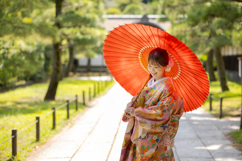 和装撮影を引き立てるポージングと表情