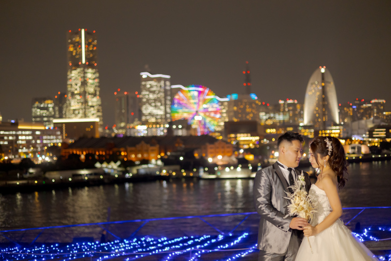 横浜の海風が似合う場所…大さん橋で叶えるフォトウェディング♪