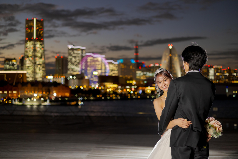 大さん橋で撮る夜景フォト！イルミネーションが彩る幻想的な空間