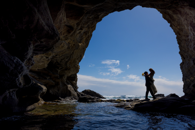 洋装で映える大さん橋の夜景☆彡