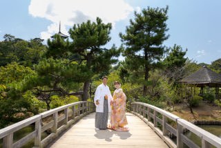 三溪園での前撮りはスタジオレイルにお任せください♪
