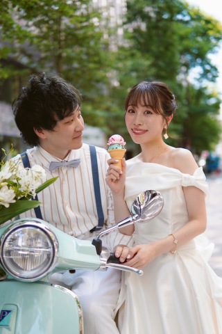 ローマの休日風フォトの必須アイテム♡