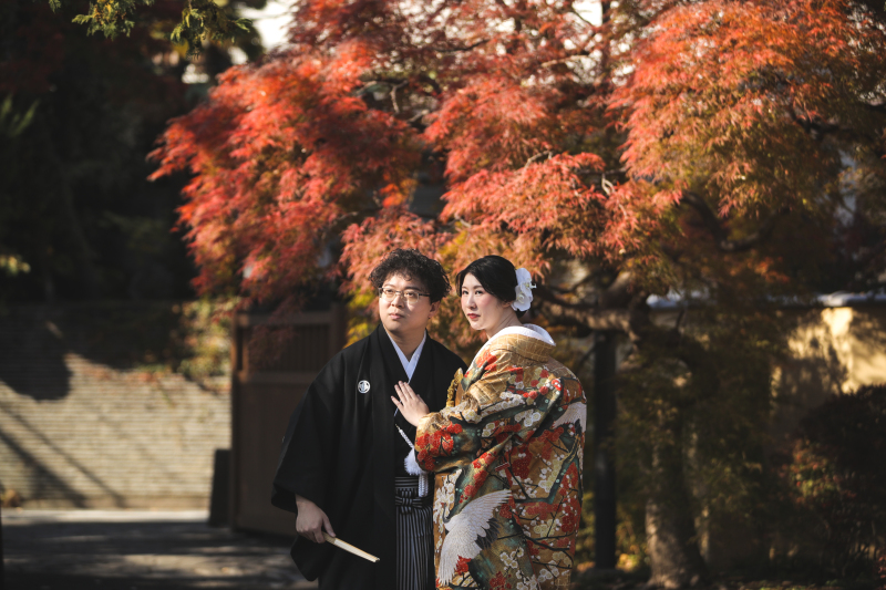 肥後細川庭園で紅葉ロケーション撮影!