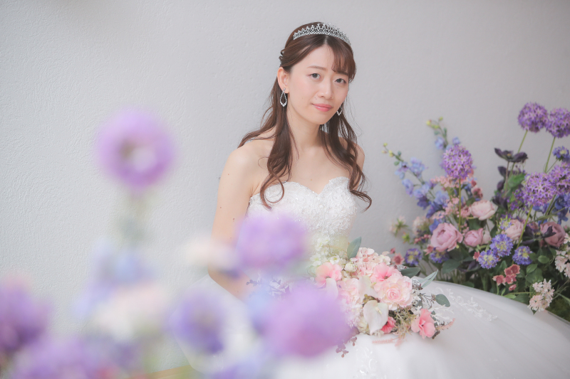 春に向けてお花たくさんのウェディングフォト