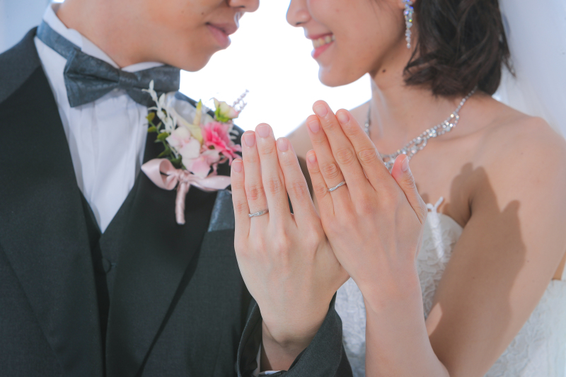 結婚指輪でフォトウエディング！