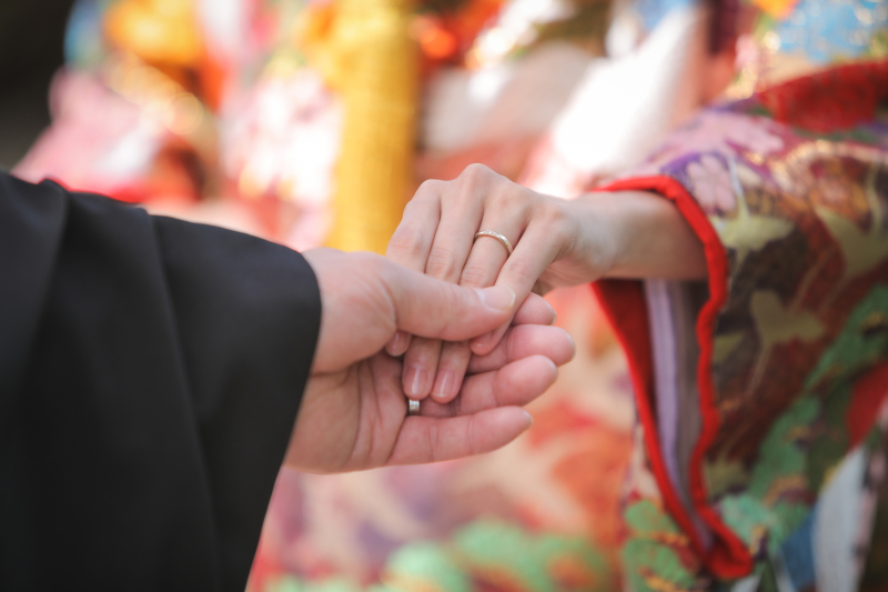 結婚指輪でフォトウエディング！