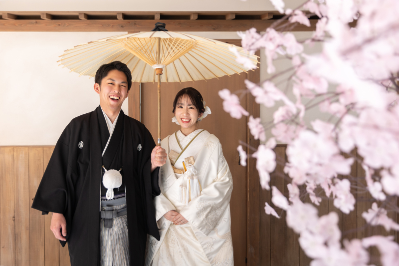 桜の屋内庭園スタジオ