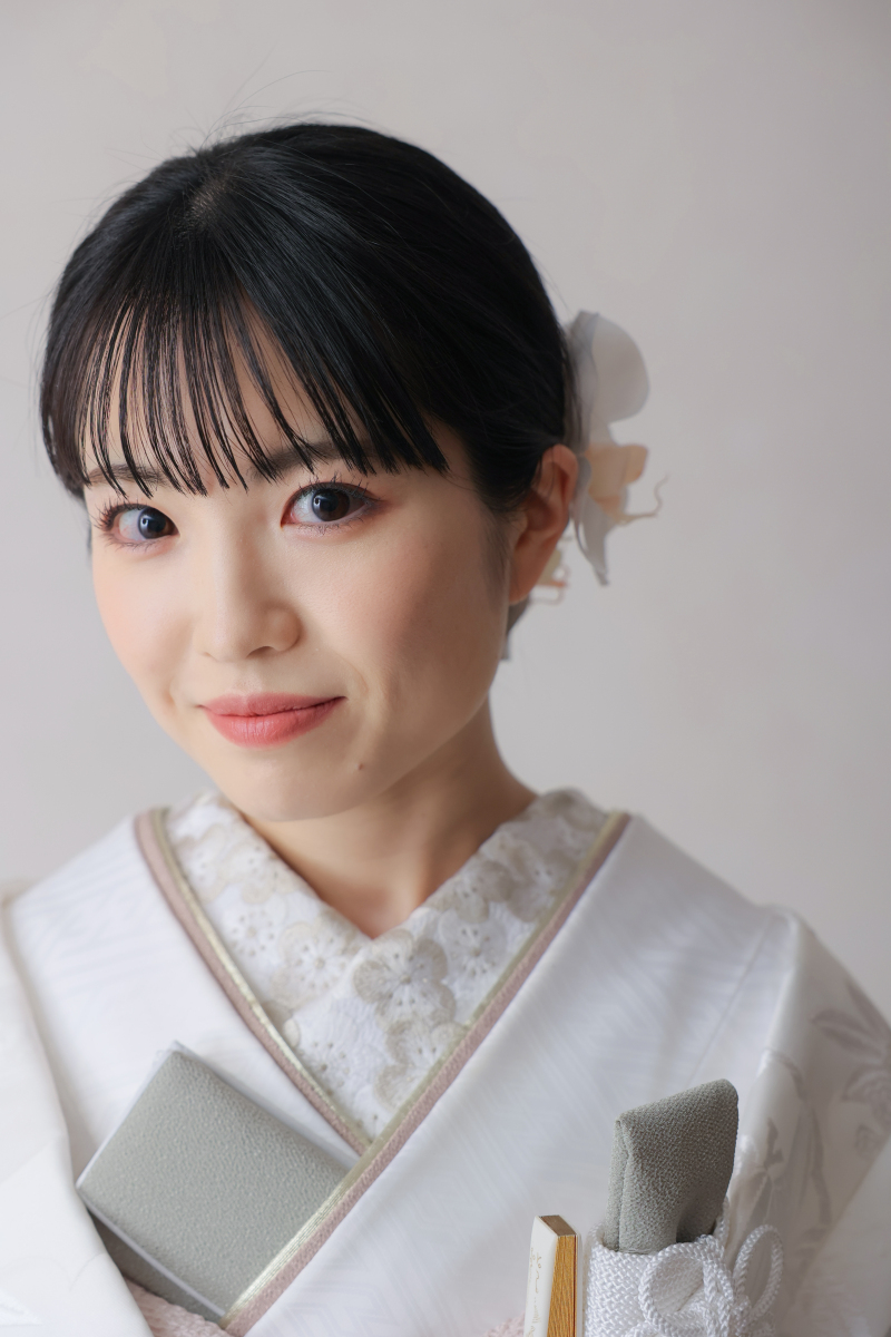 ハウス　白無垢　シンプルヘア