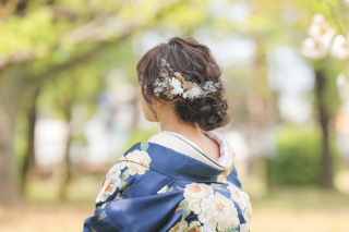 お着物とヘアメイクのご紹介