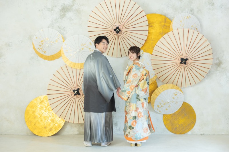 『色打掛「菊花青海波」をご紹介！』