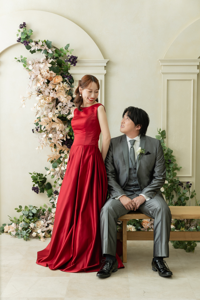 チャペルスタジオでの洋装撮影をご紹介