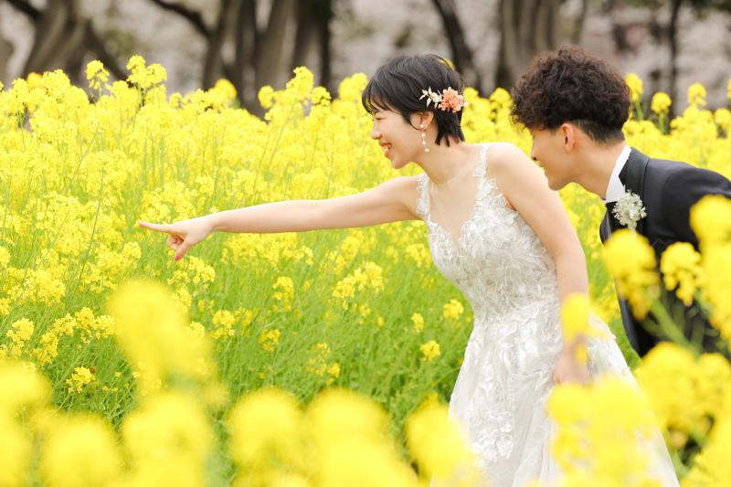 春の庄内緑地公園