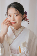 お顔まわりの後毛