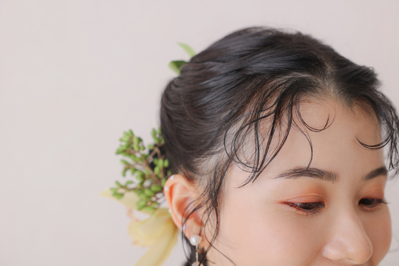 洋装ツイン生花アレンジ