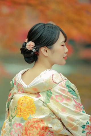 和装から洋装へ、イメージチェンジフォト