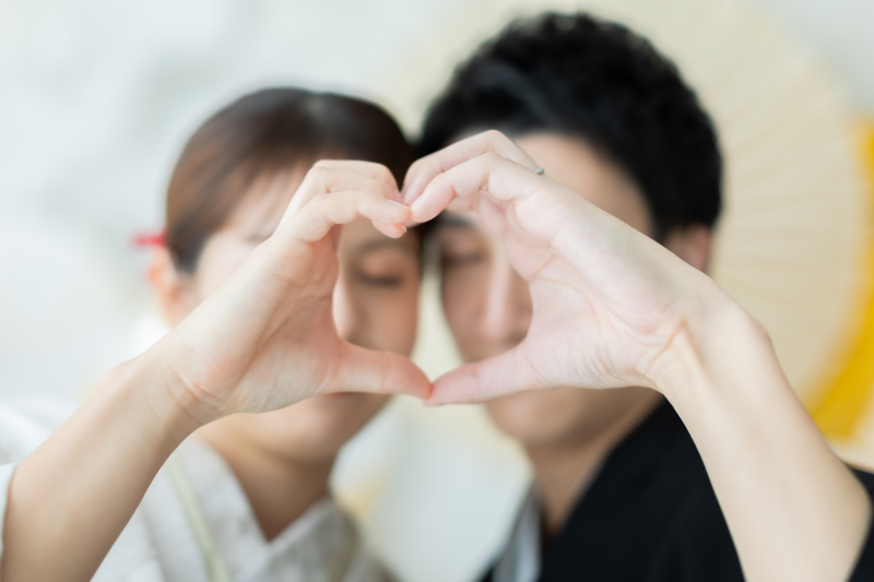 屋内庭園スタジオ撮影