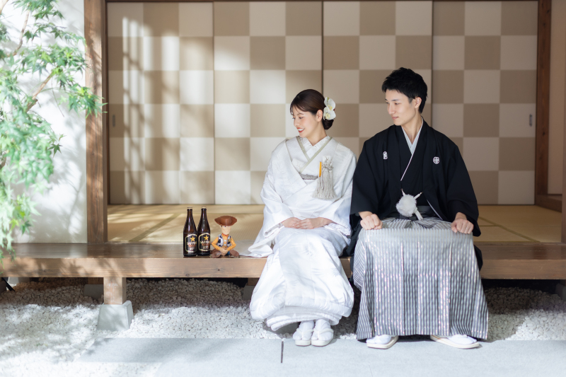 小物大活躍！和装屋内庭園撮影！