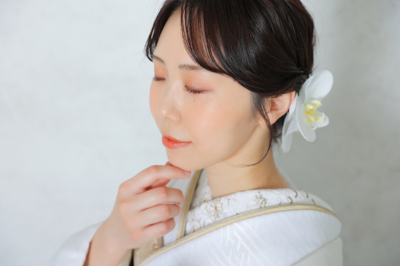 白無垢　シンプルコーデ