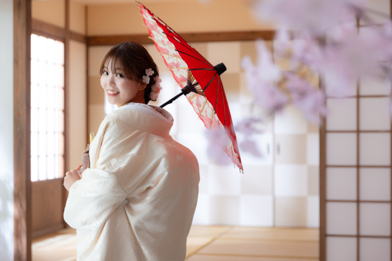 桜：屋内庭園スタジオ