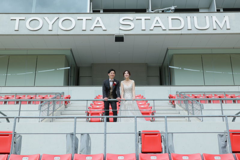 豊田スタジアムでの撮影!