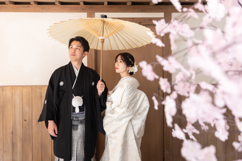 桜の屋内庭園スタジオ