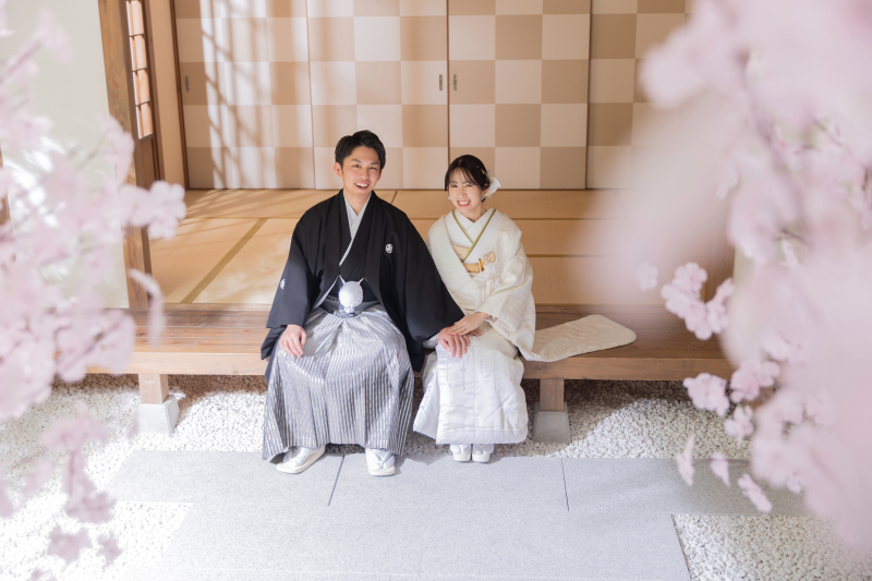桜の屋内庭園スタジオ