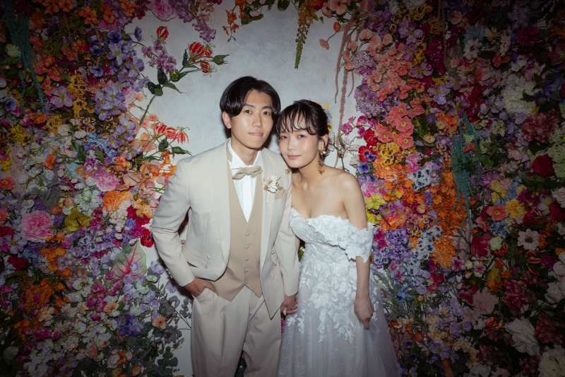 ハウススタジオで楽しむお花背景!