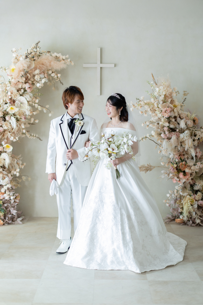 屋内庭園スタジオ+チャペルスタジオ撮影！