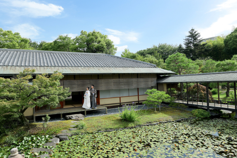 白鳥庭園ロケーション撮影